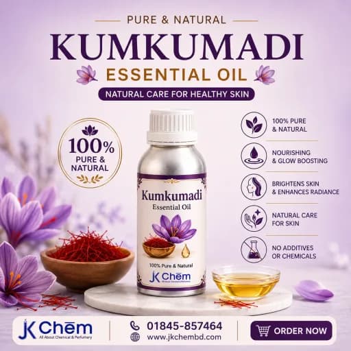 Premium Kumkumadi Essential Oil – Ayurvedic Beauty Oil for Skin Care, Facial Serums, Creams & Cosmetic Formulations