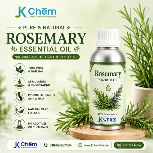 Rosemary Essential Oil (Rosmarinus Officinalis Leaf Oil) | Pure Cosmetic Grade Oil for Hair, Skin & DIY Beauty Formulations