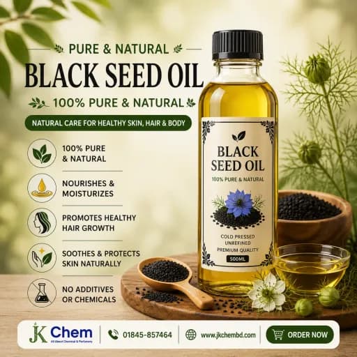Premium Black Seed Oil – Cosmetic Grade Natural Carrier Oil for Skin Care, Hair Care, Massage & DIY Beauty Formulations