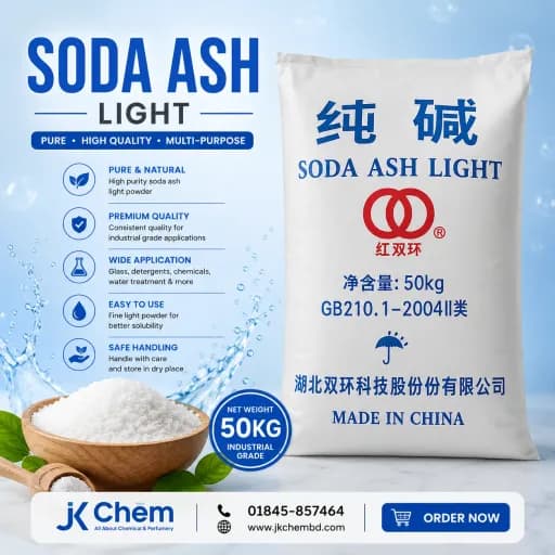 Premium Soda Ash (Sodium Carbonate) – Industrial Grade Powder for Detergent, Glass, Textile, Water Treatment & Cleaning Applications