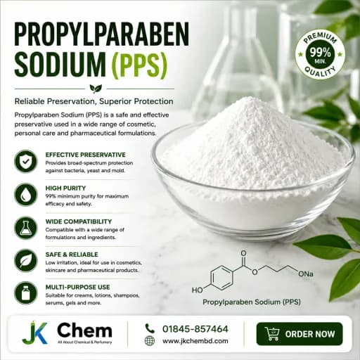 Propylparaben Sodium (PPS) | Cosmetic Grade Water-Soluble Preservative for Creams, Lotions, Shampoo & Liquid Soap
